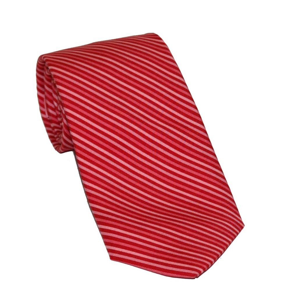 NWOT Vineyard Vines Men's Ombre Stripe Red Silk Tie